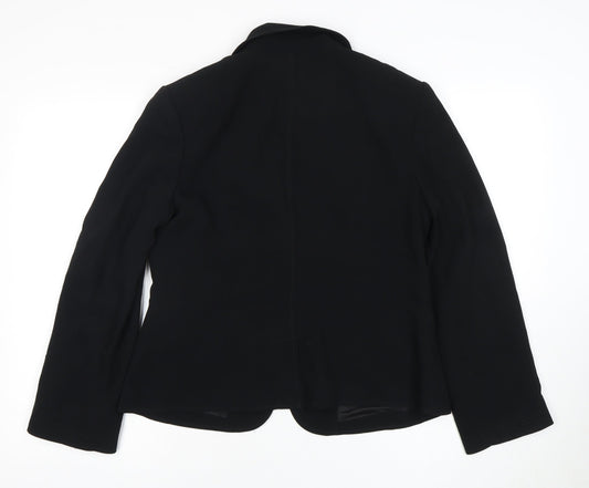 Jaeger Women's Black Tuxedo Blazer Size 12