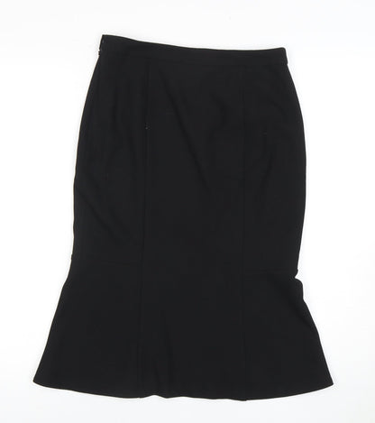 Laura Ashley Women's Black Trumpet Skirt - UK 8