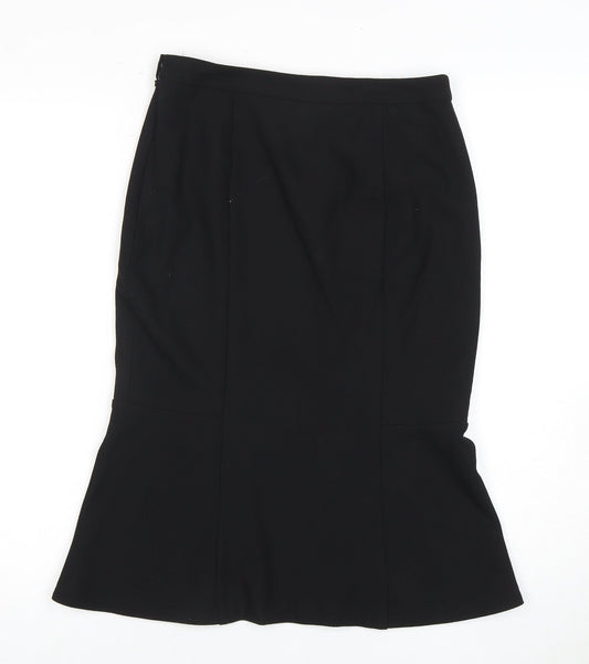 Laura Ashley Women's Black Trumpet Skirt - UK 8