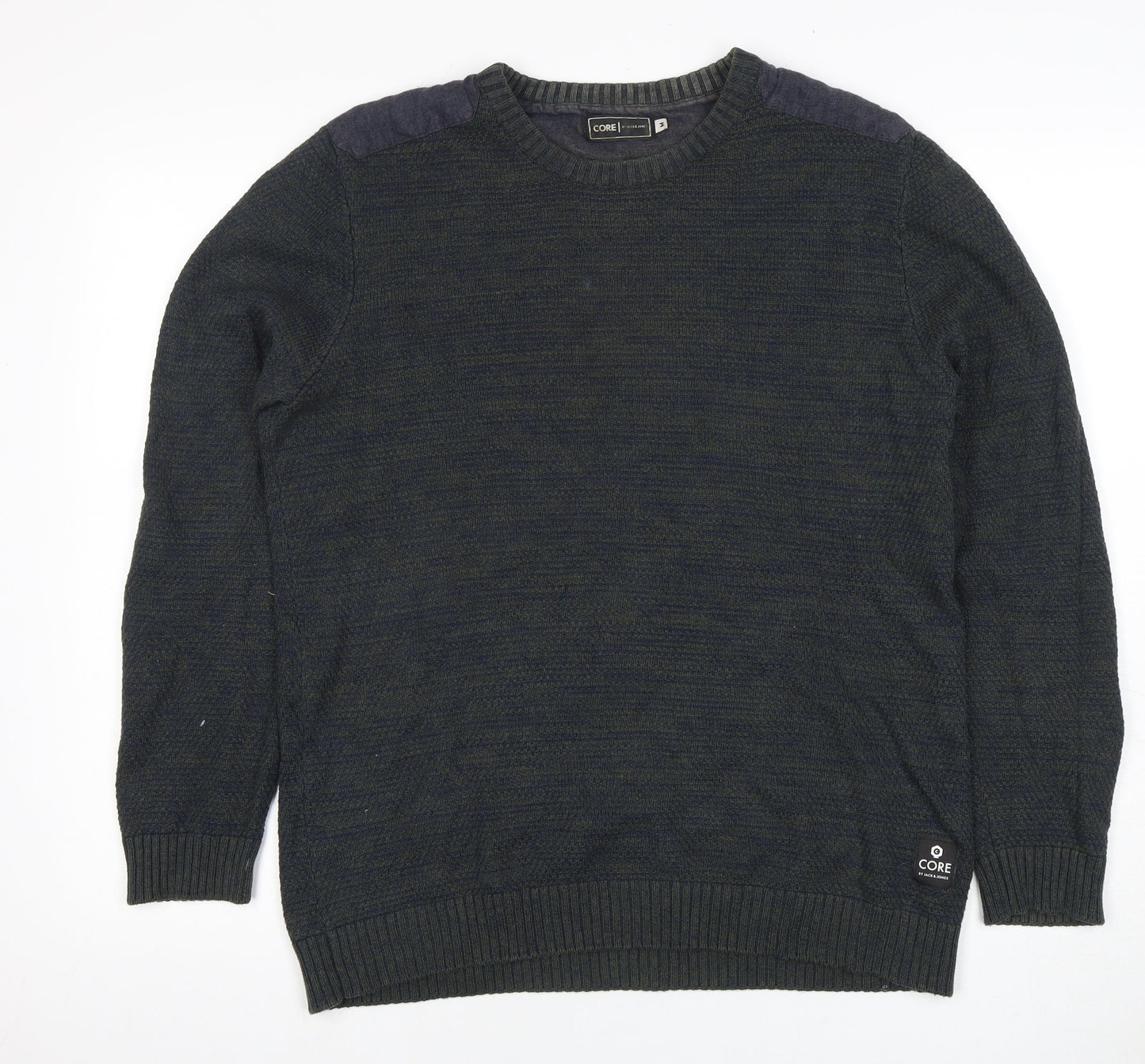 Jack & Jones Men's Blue Pullover Jumper, Size M