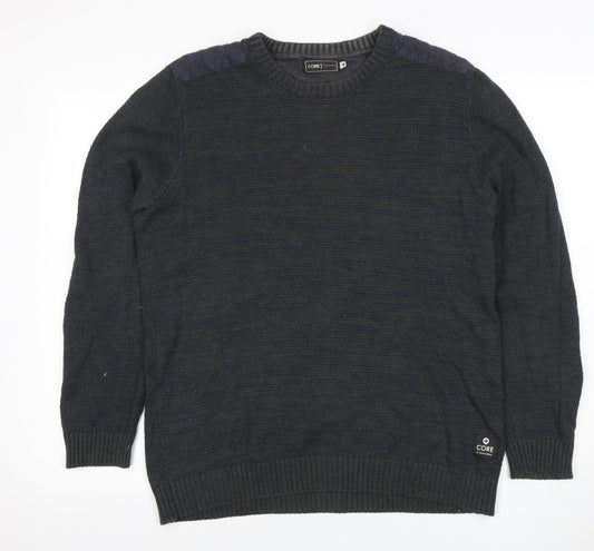 Jack & Jones Men's Blue Pullover Jumper, Size M