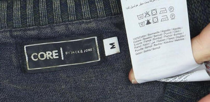 Jack & Jones Men's Blue Pullover Jumper, Size M