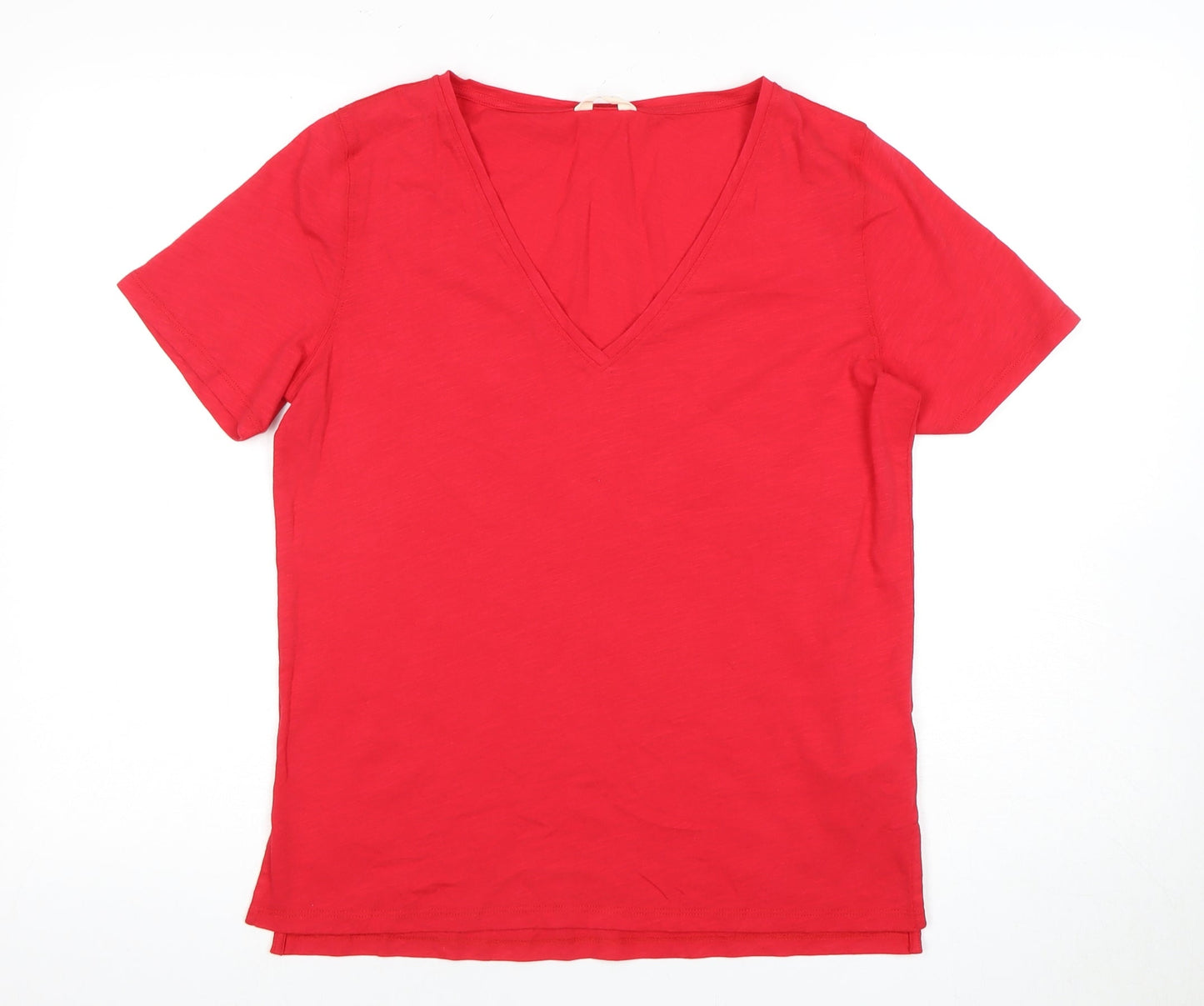 Hush Women's Red Cotton T-Shirt, Size S