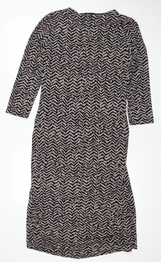 Viyella Women's Multicoloured Geometric Dress Size 10