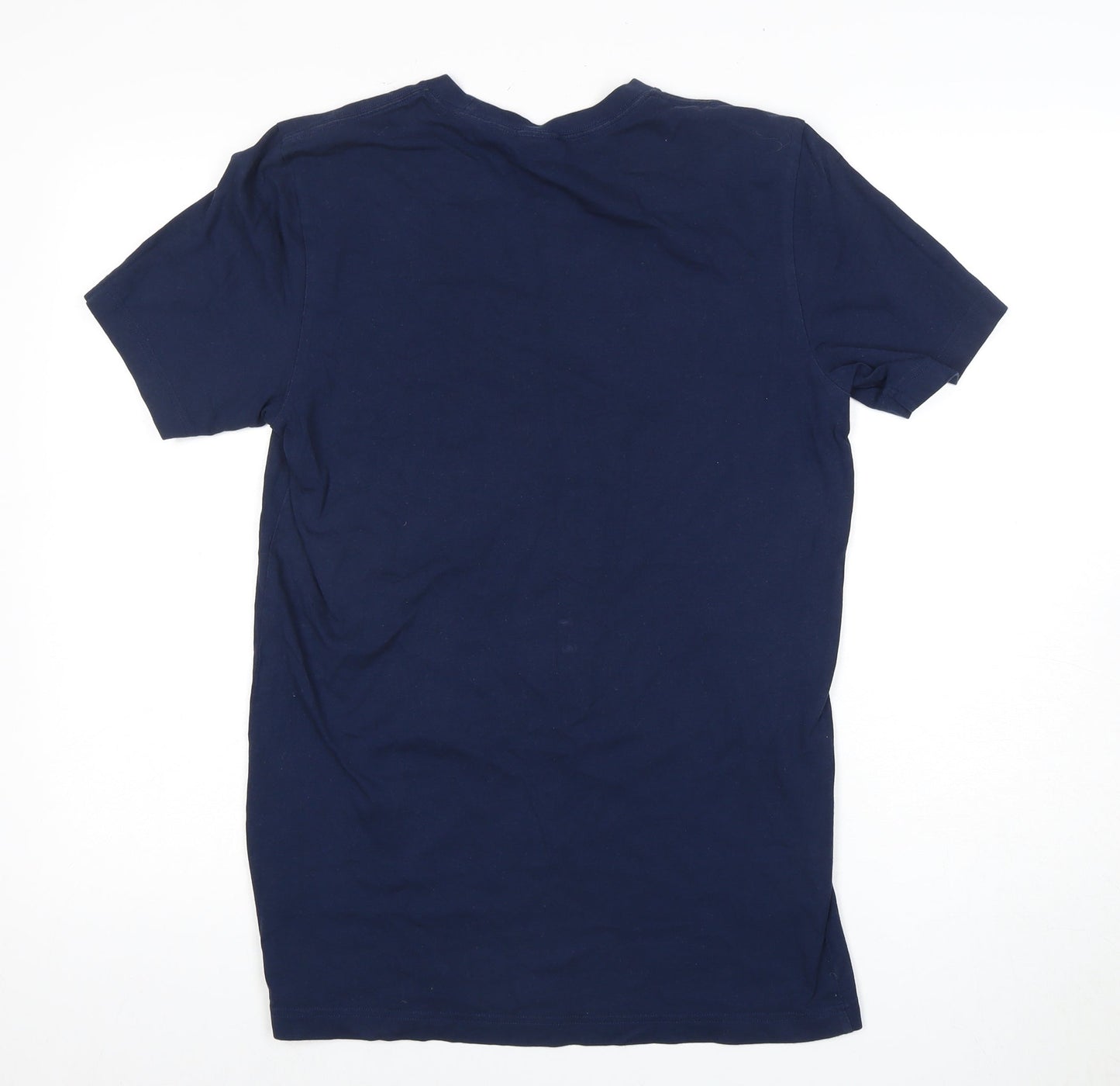 Unisex Adults UK Size M adidas Blue Tunic T-Shirt