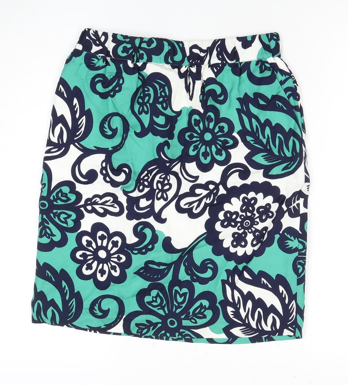 Boden Women's Multicoloured Floral A-Line Skirt, UK 12