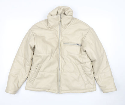 Womens UK Size 10 Threadbare Beige Basic Jacket