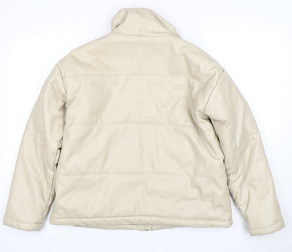Womens UK Size 10 Threadbare Beige Basic Jacket