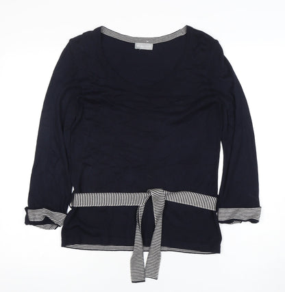 Per Una Women's Blue 3/4 Sleeve Sweater Size 12