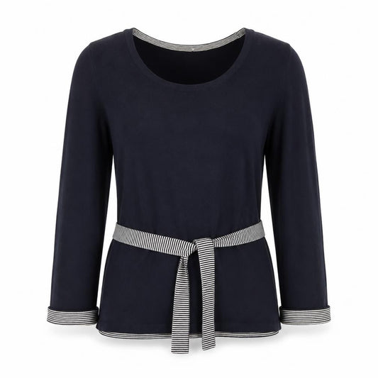 Per Una Women's Blue 3/4 Sleeve Sweater Size 12