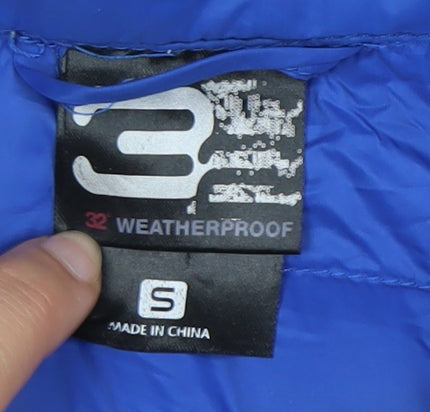 32 Degrees Men's Blue Weatherproof Puffer Jacket - S