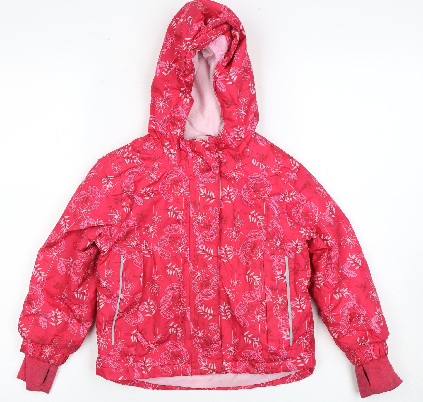 Lupilu Girls' Pink Floral Puffer Jacket, 2-4 Years, Winter