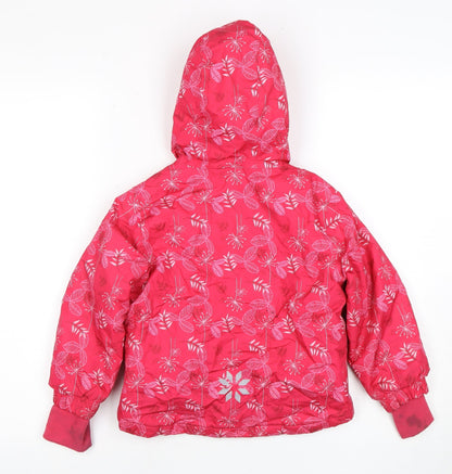 Lupilu Girls' Pink Floral Puffer Jacket, 2-4 Years, Winter