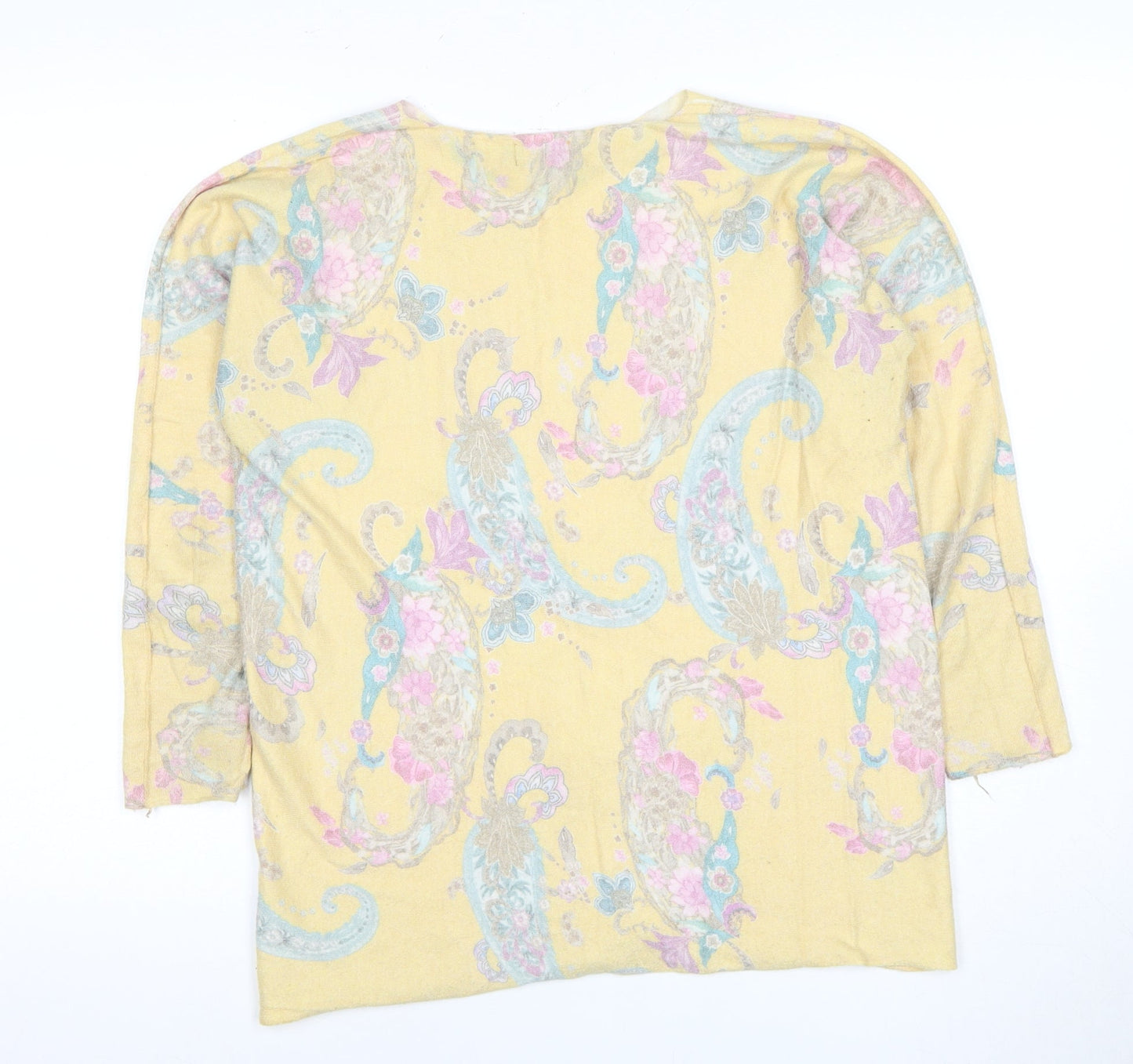 BiancoBlu Women’s Paisley 3/4 Sleeve Top M Multicoloured