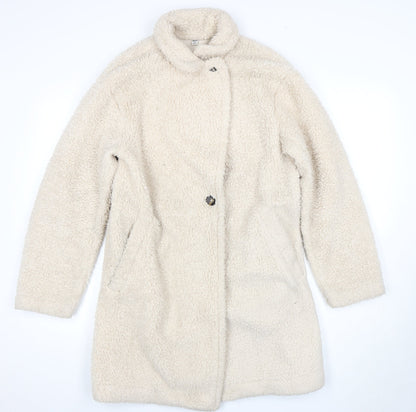 Uniqlo Women's Beige Mid-Length Overcoat M