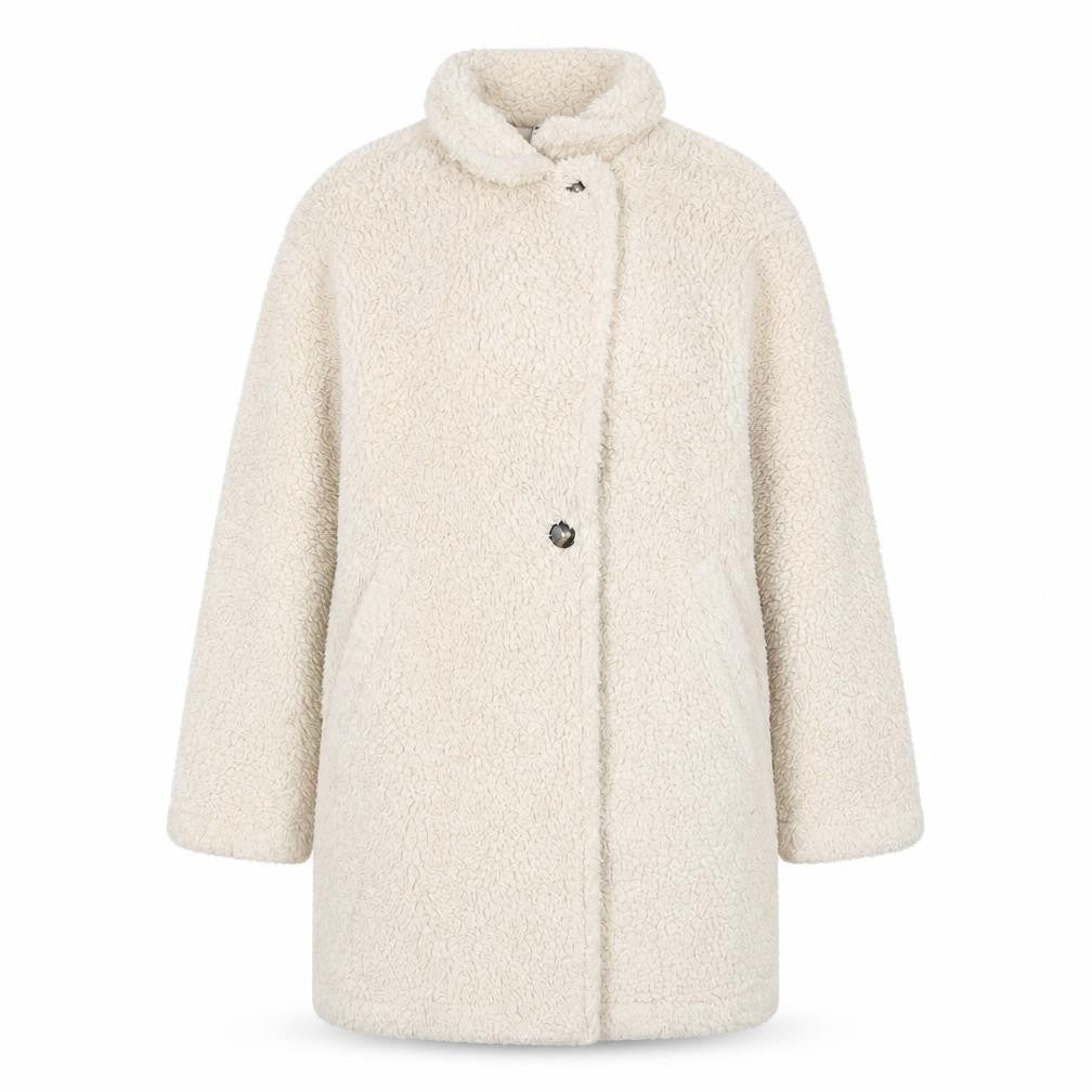 Uniqlo Women's Beige Mid-Length Overcoat M