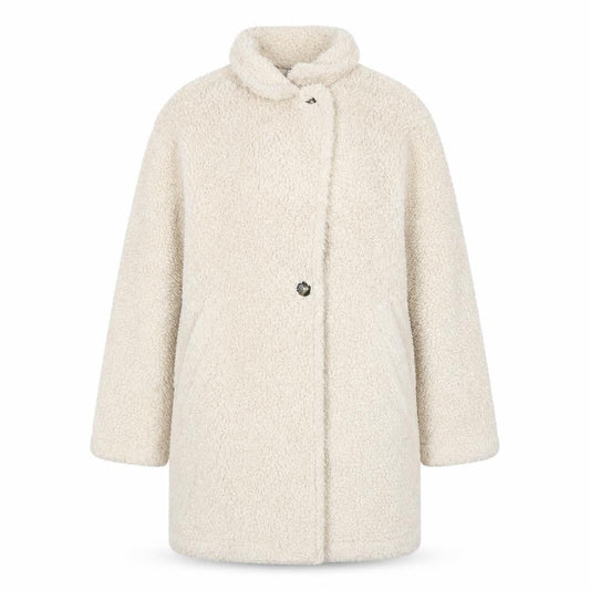 Uniqlo Women's Beige Mid-Length Overcoat M