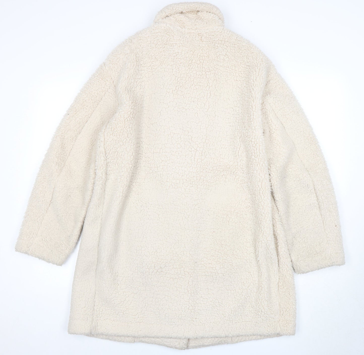 Uniqlo Women's Beige Mid-Length Overcoat M