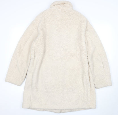 Uniqlo Women's Beige Mid-Length Overcoat M