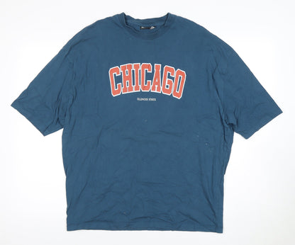 Mens UK Size S ASOS DESIGN Blue  T-Shirt