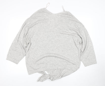 Womens UK Size 22 Marks and Spencer Grey Pullover Jumper