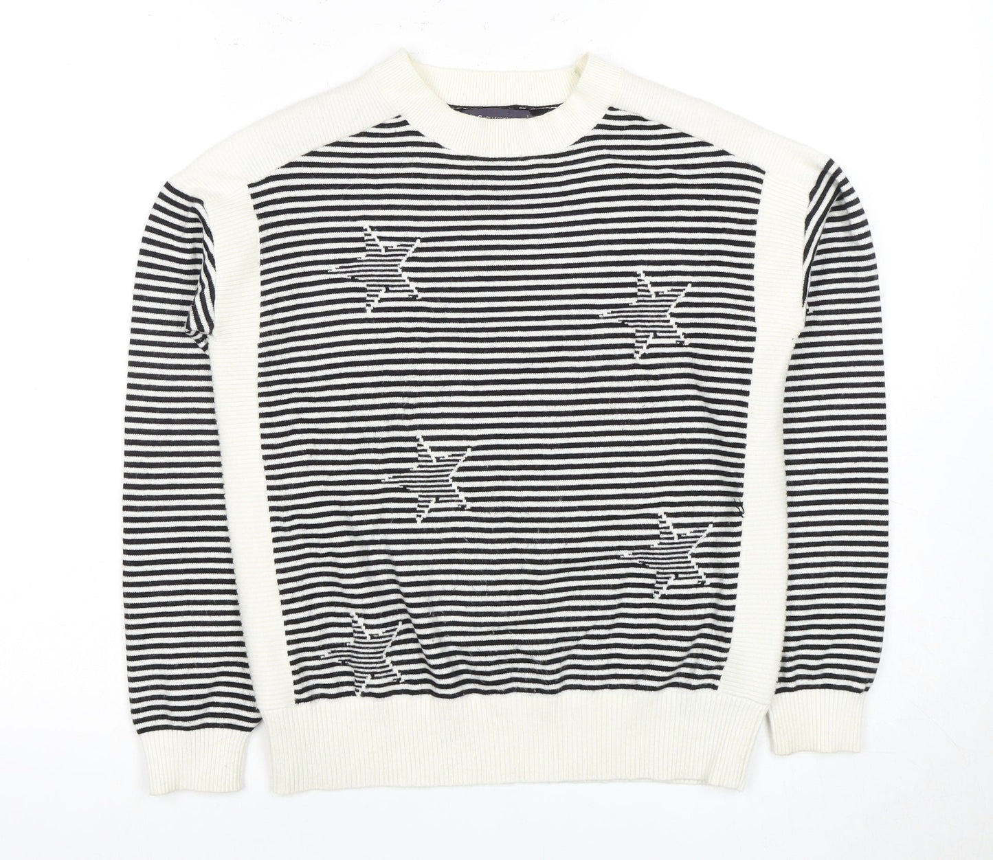 Womens UK Size S Marks and Spencer Black Pullover Jumper