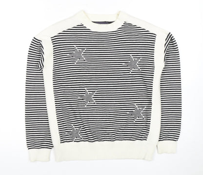 Womens UK Size S Marks and Spencer Black Pullover Jumper