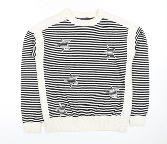 Womens UK Size S Marks and Spencer Black Pullover Jumper