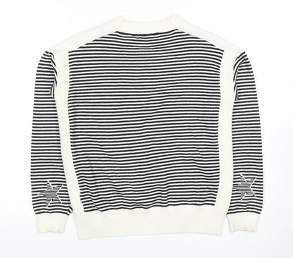 Womens UK Size S Marks and Spencer Black Pullover Jumper