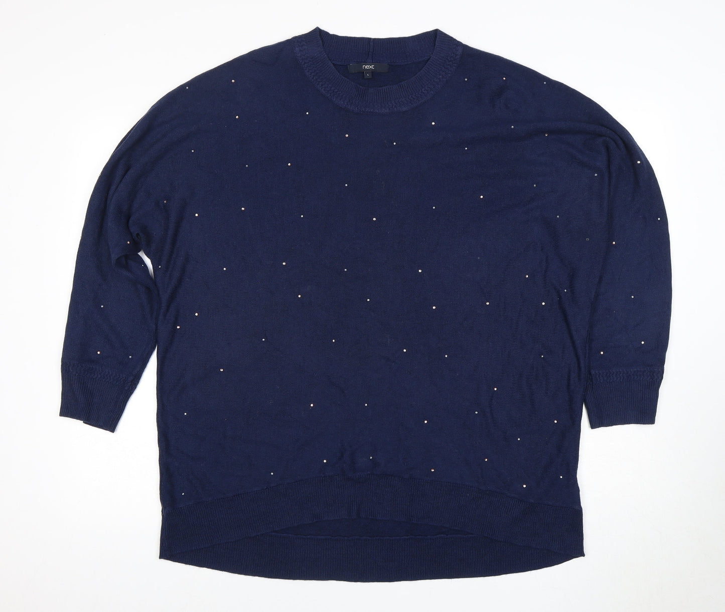 Womens UK Size 14 NEXT Blue Pullover Jumper
