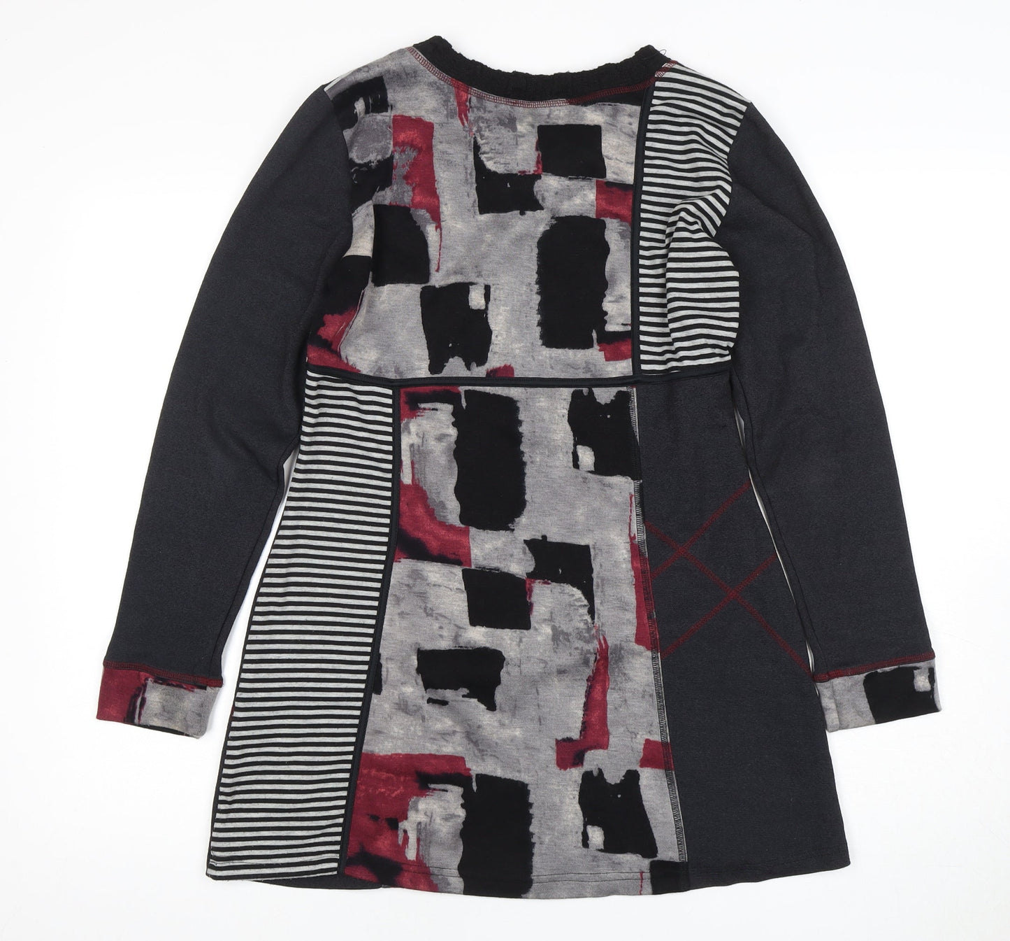 S'QuiseS Women's Multicoloured Geometric Shift Dress