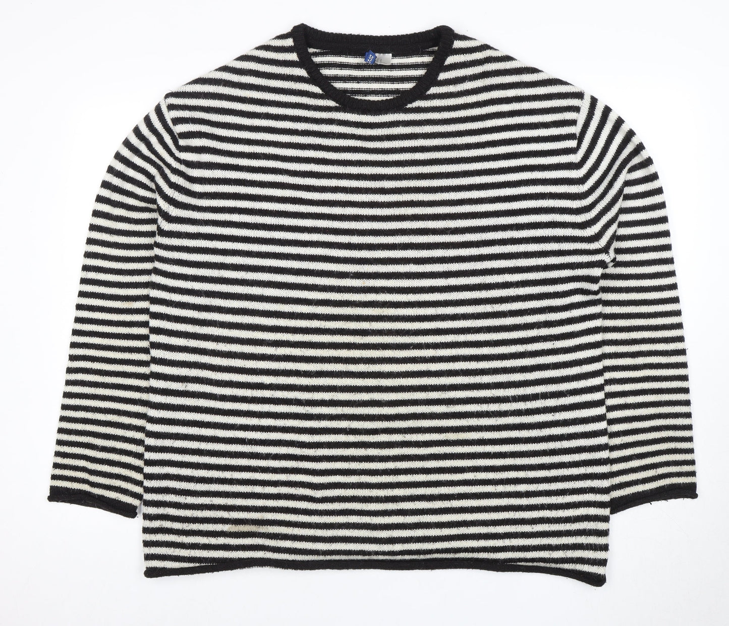 Womens UK Size M H&M Black Pullover Jumper