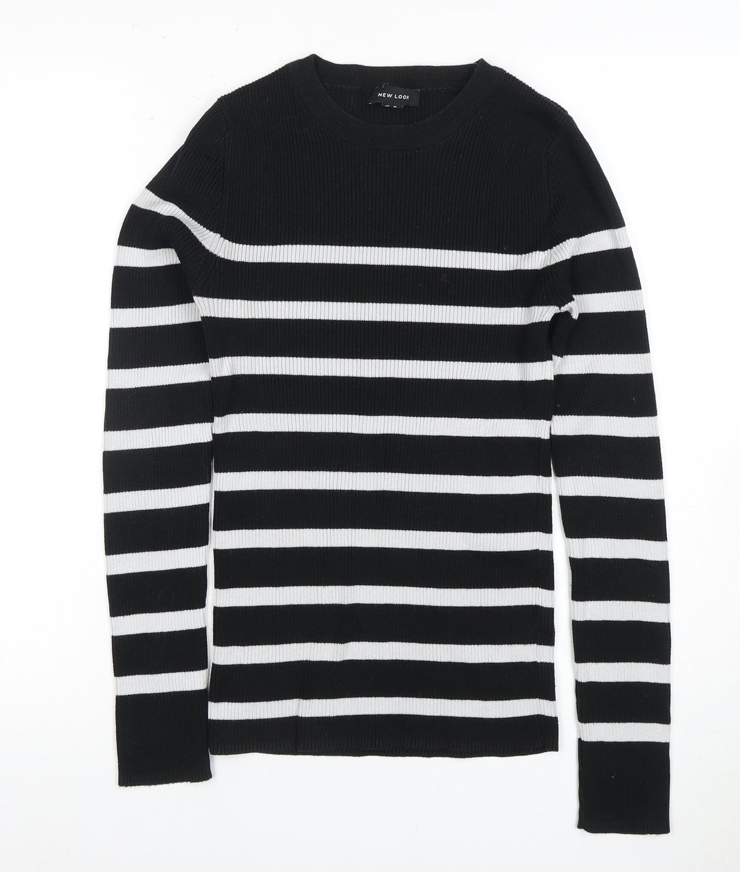 Womens UK Size 10 New Look Black Pullover Jumper