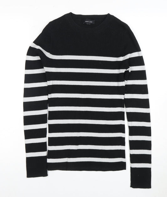 Womens UK Size 10 New Look Black Pullover Jumper