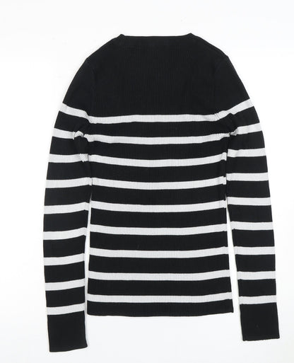 Womens UK Size 10 New Look Black Pullover Jumper