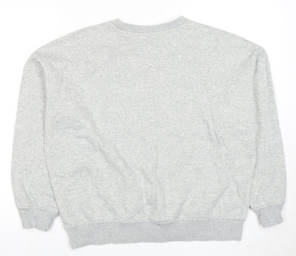 Unisex Adults UK Size M H&M Grey Pullover Sweatshirt