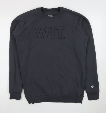 WIT Men's Black XS Pullover Sweatshirt