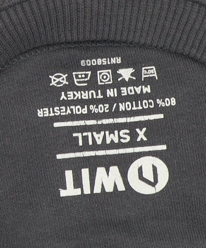 WIT Men's Black XS Pullover Sweatshirt
