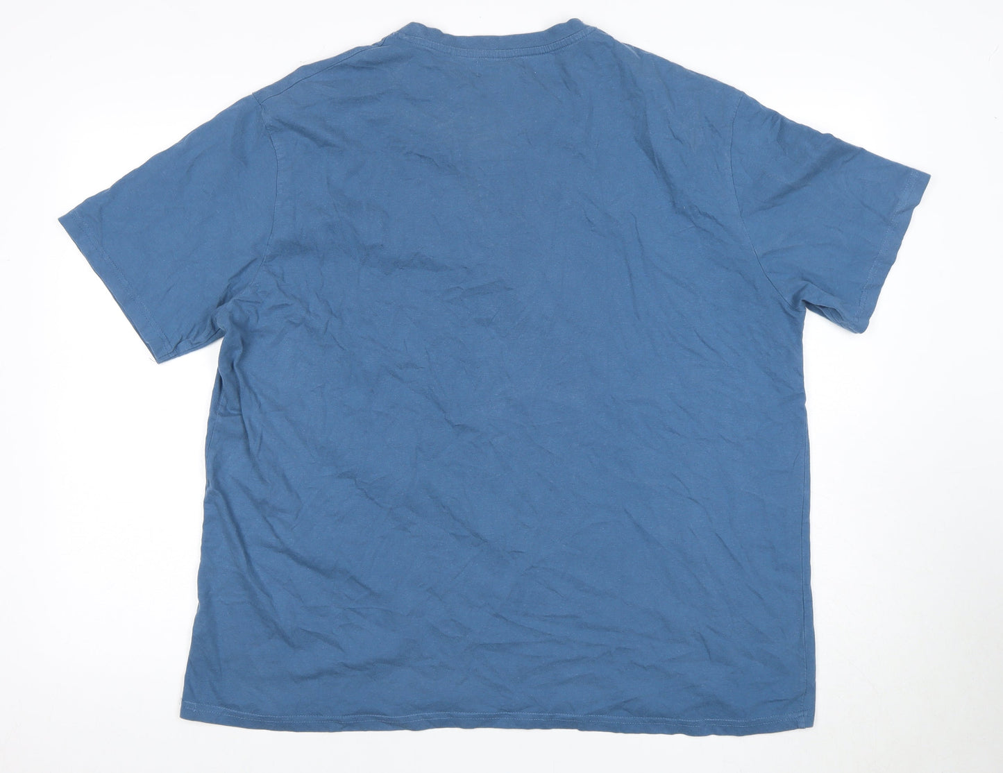 Mens UK Size 3XL Atlas for Men Blue  T-Shirt