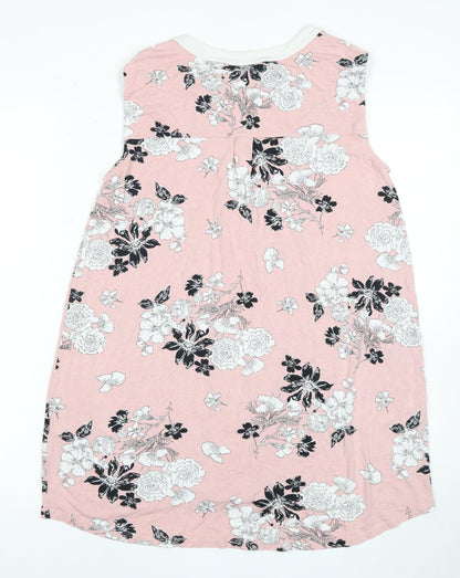 Yours Women Pink Floral Shift Dress Size 18