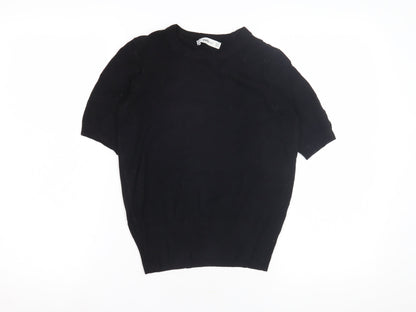 Womens UK Size 8 Zara Black Pullover Jumper