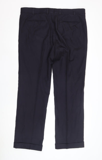 Men's Black Dress Pants Size 27 Formal Trousers