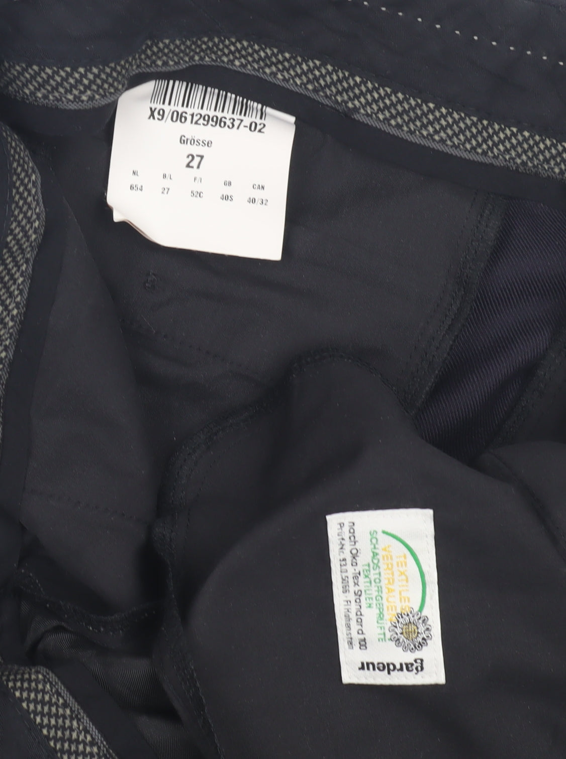 Men's Black Dress Pants Size 27 Formal Trousers