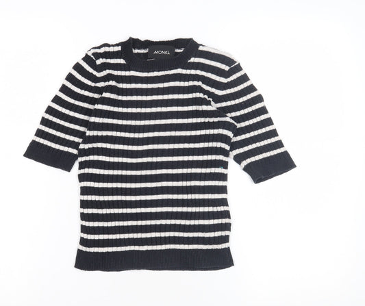 Womens UK Size XS Monki Black Pullover Jumper