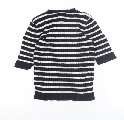 Womens UK Size XS Monki Black Pullover Jumper
