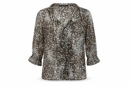 Womens UK Size 8 NEXT Multicoloured Basic Blouse