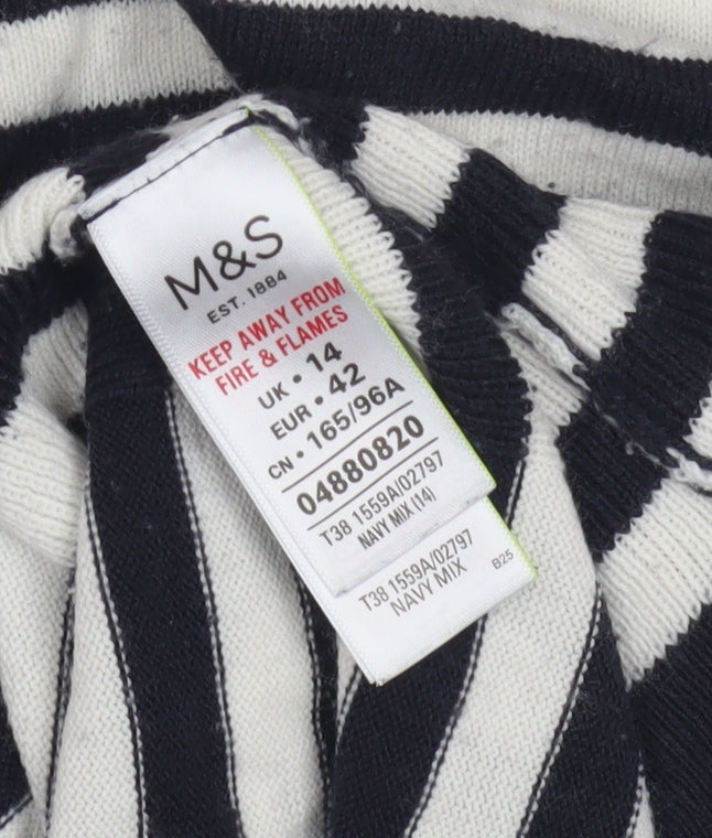 Womens UK Size 14 Marks and Spencer Multicoloured Pullover Jumper