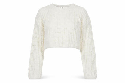 Womens UK Size S ASOS Design White Pullover Jumper