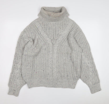 Womens UK Size M Marks and Spencer Grey Pullover Jumper