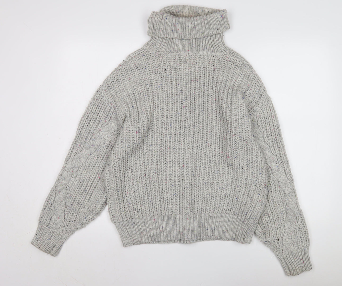 Womens UK Size M Marks and Spencer Grey Pullover Jumper